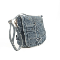 JEANS BAG schoudertas van gerecyclede jeans