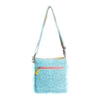 DOLLY turquoise crossbody schoudertas middelgroot