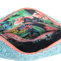 DOLLY turquoise crossbody schoudertas middelgroot