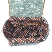 EXPLORER BLUE schoudertas canvas blauw