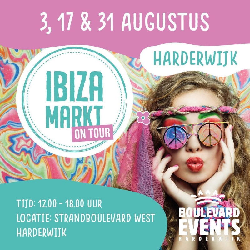 Ibizamarkt Strandboulevard WestHarderwijk 31 augustus 2025