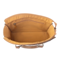 Desert Jewel schoudertas bruin hand bewerkt met koeienhuid