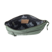 HOLLY  middelgrote leren schoudertas groen