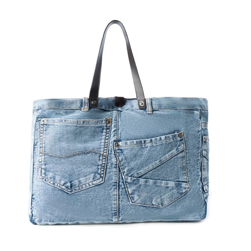 BILLYJEAN denim schoudertas blauw