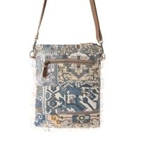 LOOM vintage crossbody schoudertas indigo