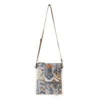 LOOM vintage crossbody schoudertas indigo